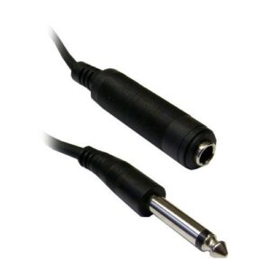 aclgiants 1/4 inch mono male to female extension cable (15 feet)
