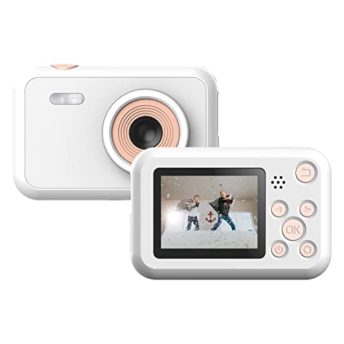 Camnoon FunCamera 1080P High Resolution Kids Digital Camera Portable Mini Video Camera with 12 Mega Pixels Children's Camera 2.0 Inch LCD Display Screen for Boys Girls Birthday