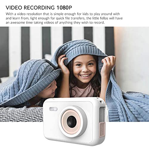 Camnoon FunCamera 1080P High Resolution Kids Digital Camera Portable Mini Video Camera with 12 Mega Pixels Children's Camera 2.0 Inch LCD Display Screen for Boys Girls Birthday