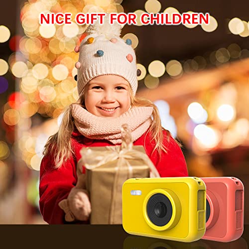 Camnoon FunCamera 1080P High Resolution Kids Digital Camera Portable Mini Video Camera with 12 Mega Pixels Children's Camera 2.0 Inch LCD Display Screen for Boys Girls Birthday