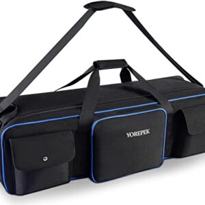 YOREPEK Tripod Carrying Case Bag 40.5", Durable Light Stand Bag with 2 Protective Pads, Photo Studio Equipment Case for Tripods Manfrotto, Monopods, Speaker Stands, Umbrellas, Accessories, Travel