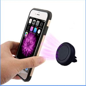 Universal Air Vent Magnetic Car Mount Phone Holder with Ultra Strong Magnetic Hold and Snap Grip