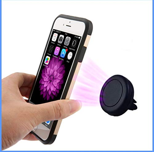 Universal Air Vent Magnetic Car Mount Phone Holder with Ultra Strong Magnetic Hold and Snap Grip