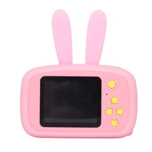 Cartoon Camera, 1080P Full HD Digital Camera for Children, Bunny Appearance Digital Camera Toy with Lanyard and Charging Cable