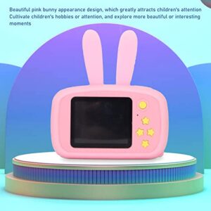 Cartoon Camera, 1080P Full HD Digital Camera for Children, Bunny Appearance Digital Camera Toy with Lanyard and Charging Cable