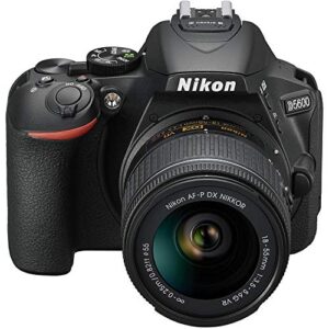 Nikon D5600 W/AF-P DX NIKKOR 18-55mm f/3.5-5.6G VR + Accessory Bundle (19pc Bundle) (Renewed)