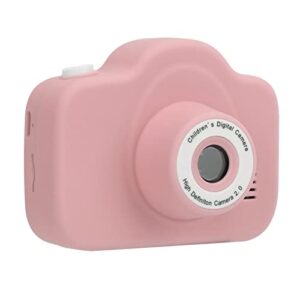 weojeviy cartoon child camera kids gift high pixel one key video 1920 x 1080p high definition video recording kids mini camera support mp3 music playback, gift for children aged 3-12(pink)