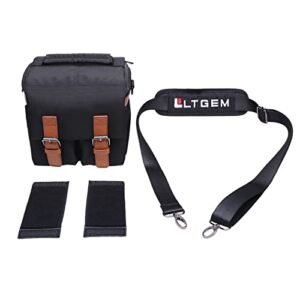 LTGEM Camera Bag, Waterproof EVA Camera Bag Case for Canon/Nikon/Sony/DSLR/SLR/Mirrorless Camera, Shoulder Strap with Handle Camera Bag