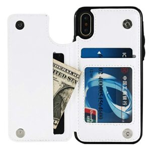 Hand Up Dont Shoot Wallet Phone Cases Fashion Leather Design Protective Shell Shockproof Cover Compatible with iPhone X/XS