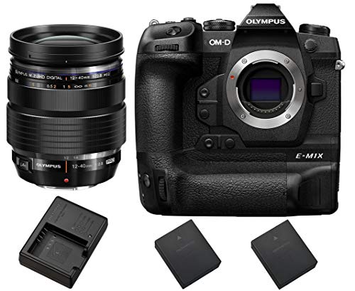 Olympus OM-D E-M1X Mirrorless Digital Camera Body + Olympus M. Zuiko Digital ED 12-40mm f/2.8 PRO Lens