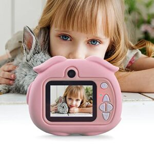 1080p digital camera for kids – mini cartoon children’s camera, 2.0 inch screen front and rear dual camera, high-definition photo digital camera, rechargeable