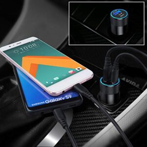 USB C Fast Car Charger for Samsung Galaxy S23 Ultra S22 S22+ S21 Plus S20 FE A21 A52 A42 A72 F23 F52 Note 20,30W 2 Port Car Charger Adapter + USB C to C Charger Cable for Google Pixel 7 6 5 5XL 4 4XL