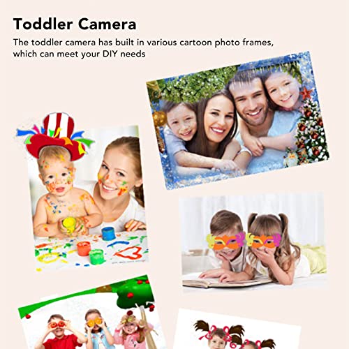 Kids Digital Camera, 2.0in IPS Screen Cartoon Camera Video Recorder Christmas Birthday Gifts for Boys Girls