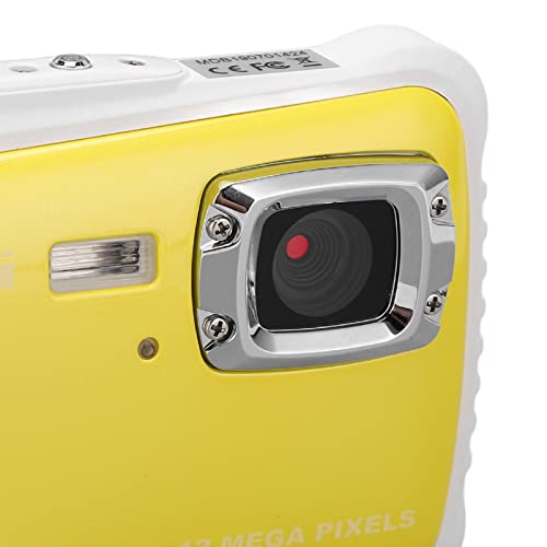 Kids Camera, 2 Inch Waterproof Children Camera for XP, 7, 8, 10, Vista; for Mac OSX 10.3 for 3 to 12 Years Old Boys and Girls Birthday(Yellow)