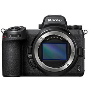 Al Variety-Nikon Intl. Nikon Z7II Mirrorless Digital Camera 45.7MP Body (No Lens)+Shot-Gun Microphone + LED Always on Light+ 64GB Speed Card, Gripod, Case, and More (26pc Video Bundle) (Renewed)