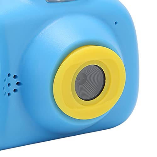 Kids Selfie Camera, 8MP 1080P 2.4in Screen 32G Micro Storage Card 1020mAh Large Battery Digital Toy Camera, Auto Power Off Drops Shockproof Autofocus for 3-12 Year Old Kid(Blue)