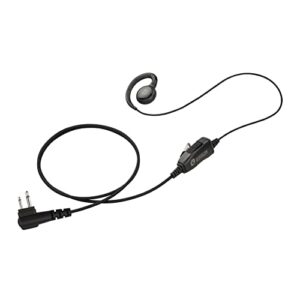bommeow bse12-m1 c-shape swivel style earpiece headset for motorola radio cp200 cp110 mag one bpr20