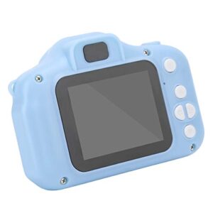 mini children digital camera, portable photo video camera toy small cartoon handheld camera outdoor photo recorder cam with 2.0in ips color display, for birthday, christmas and new year(blue 32gb)