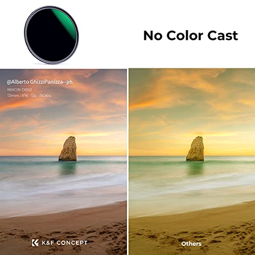 K&F Concept 77mm ND1000 (10-Stop Fixed Neutral Density Filter) ND Lens Filter, 28 Multi-Layer Coatings Waterproof Scratch Resistant Super Slim for Camera Lens (Nnao-X Series)