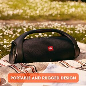 JBL Boombox 2 - Portable Bluetooth Speaker, Powerful Sound and Monstrous Bass, IPX7 Waterproof, 24 Hours of Playtime, Powerbank, JBL PartyBoost for Speaker Pairing, for Home and Outdoor(Black)