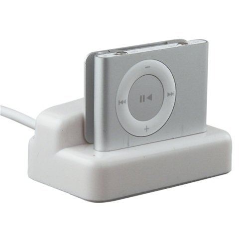 SKYPIA USB Hotsync & Charging Dock Cradle Desktop Charger Applicable with Apple iPod Shuffle 1st 2nd Generation MP3 Player