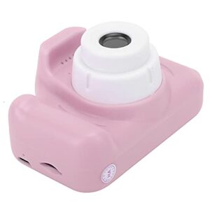 Mini Children Digital Camera, Portable Photo Video Camera Toy Small Cartoon Handheld Camera Outdoor Photo Recorder Cam With 2.0in IPS Color Display, For birthday, Christmas and New Year(Pink 32GB)