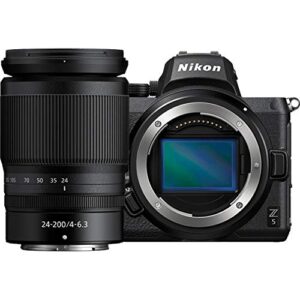 Nikon 1641 Z5 Full Frame Mirrorless Camera Body FX 4K + 24-200mm F4-6.3 VR Lens Kit - (Renewed)