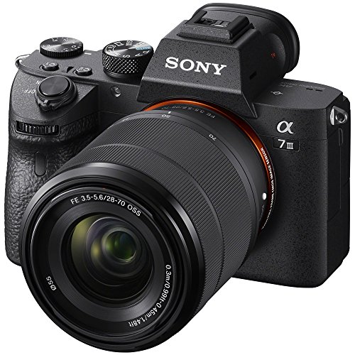 Sony ILCE-7M3KB a7III Full Frame Mirrorless Camera with Lens Kit SEL2870 FE 28-70mm F3.5-5.6 OSS Bundle Including Sony LCSU21 Carrying Case + 64GB Memory Card + Deco Gear Accessories