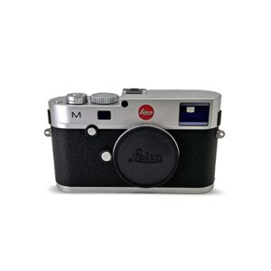 Leica 10771 M 24MP RangeFinder Camera with 3-Inch TFT LCD Screen - Body Only (Silver/Black) (Renewed)