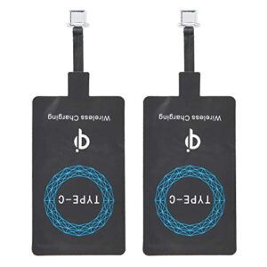 2pcs universal ultra slim type c wireless charger charging receiver module, qi receiver widely suitable for type c mobile phone