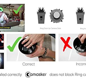 Camasker for Ring - Compatible with Ring Indoor Cam, Ring Stick Up Cam Battery & Ring Stick Up Cam Plug-in - Cover, Disguise & Camouflage Ring Surveillance Camera