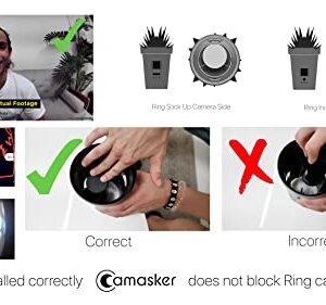 Camasker for Ring - Compatible with Ring Indoor Cam, Ring Stick Up Cam Battery & Ring Stick Up Cam Plug-in - Cover, Disguise & Camouflage Ring Surveillance Camera