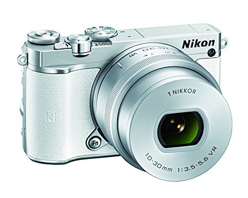 Nikon 1 J5 Mirrorless Digital Camera w/ 10-30mm PD-ZOOM Lens (White)