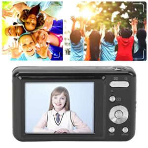 Digital Camera for Kids, 2.7in Camera ABS Metal 48MP High Definition 8X Optical Zoom Portable Digital Camera for Children Beginners (Black)