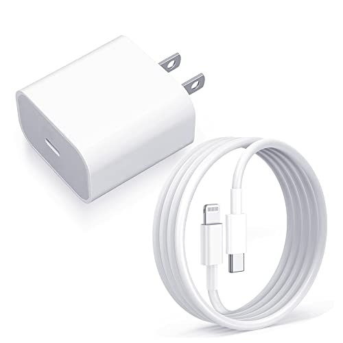 Fast Charger Block,PD 20W Wall Charger Adapter,Type C Charger with 3ft Fast Charging Cable for iPhone 14 Pro/14 Pro Max/14, iPhone 13/13 Pro/13 Pro Max, iPhone 12 Pro Max, AirPods Pro