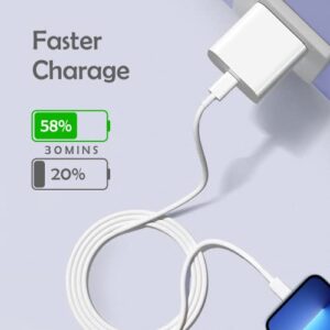 Fast Charger Block,PD 20W Wall Charger Adapter,Type C Charger with 3ft Fast Charging Cable for iPhone 14 Pro/14 Pro Max/14, iPhone 13/13 Pro/13 Pro Max, iPhone 12 Pro Max, AirPods Pro