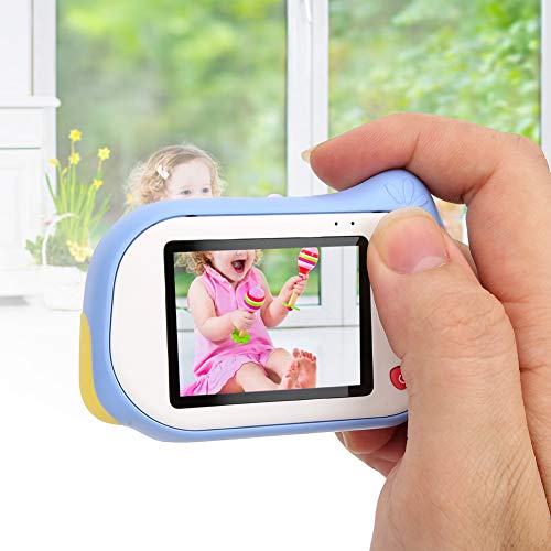 Outdoor Accessories Plastic Blue 2 in 1 Electron Microscope 2 Inch Eye Protection Screen High Definition Mini Children Digital Camera Toy