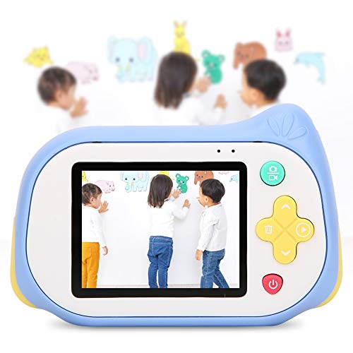 Outdoor Accessories Plastic Blue 2 in 1 Electron Microscope 2 Inch Eye Protection Screen High Definition Mini Children Digital Camera Toy