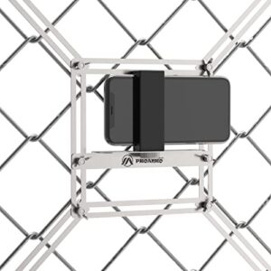 phone fence mount for iphone, phones, gopro, chain link fence mount for recording baseball/softball/tennis(mini)
