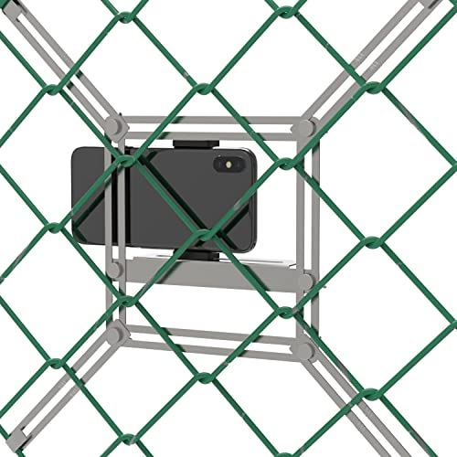 Phone Fence Mount for iPhone, Phones, GoPro, Chain Link Fence Mount for Recording Baseball/Softball/Tennis(Mini)