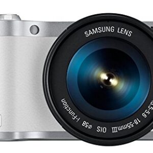 Samsung NX300 20.3MP CMOS Smart WiFi Mirrorless Digital Camera with 18-55mm Lens and 3.3" AMOLED Touch Screen (White)