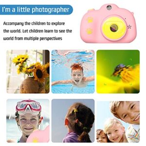 #p25Cm4 2 0 Inch Cartoon Digital Camera Hd 1080P Anti Fall Front and Rear Dual Head Camera Children's Photo Toy Birthday Gift