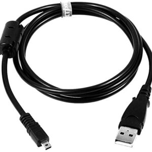 MaxLLTo USB Cable for Nikon Coolpix S2600 S2500 S3000 S3200 S4300 S6100, Extra Long 5ft 2in1 USB Data SYNC-Charge Charging Cable Cord for Nikon Coolpix S2600 S2500 S3000 S3200 S4300 S6100 Camera