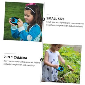 HONMEET Teens Blue Kids Lanyard Hanging Digital Screen Beginners with Mp Girls Portable Shockproof Video Rechargeable Toddler Camera Children for or Inch and Photography Recorder