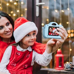 qiopertar hd camera for children’s photography and video recording front and rear dual 2000w hd camera children’s camera mini children’s gift camera selfie camera for kids