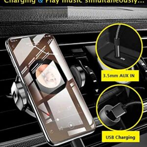 [Upgraded ] 2 in 1 Audio Charging Cable Compatible with iPhone/iPad,3.5mm Aux Cord Audio Jack Works with Car Stereo Speaker Headphone Car Charger Compatible with iPhone13/ 13 Pro/12/11/XS/XR/8/7/SE