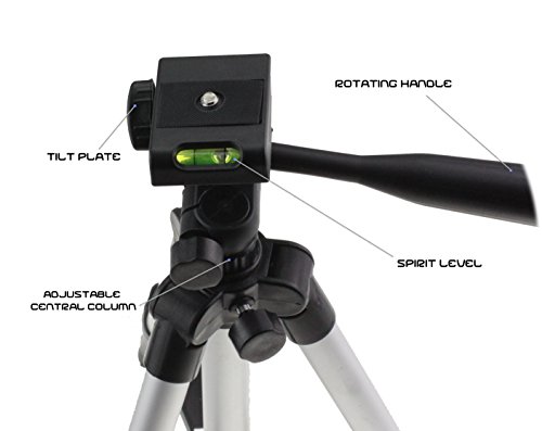 Navitech Lightweight Aluminium Tripod Compatible with The Canon POWERSHOT G1 X Mark III