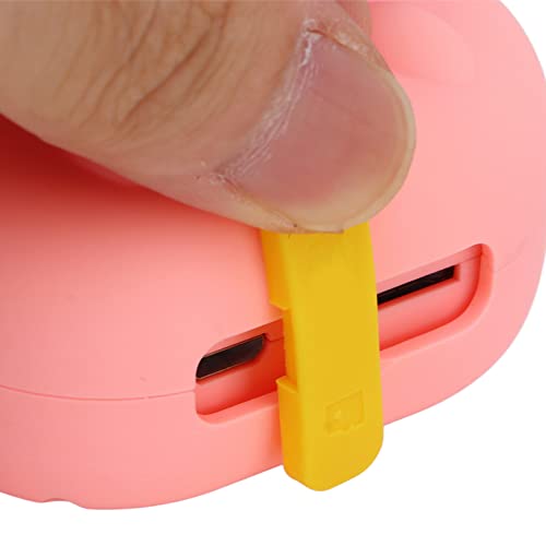 Digital Video Kids Camera Portable 12MP External Silicone Design Kids Camera Dual Front Rear Lens Children Outdoor (Pink)