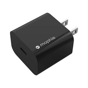 mophie usb-c pd wall charger – 20w usb-c pd wall charger – black