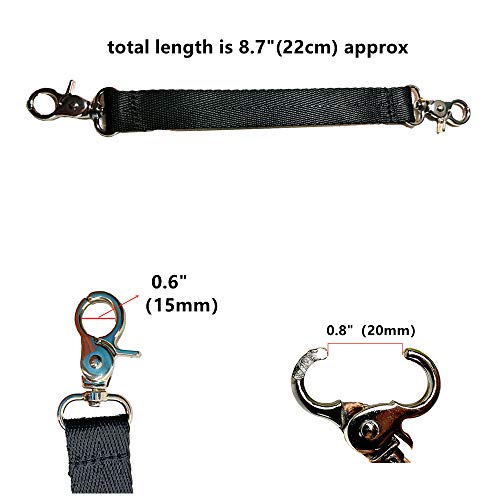 Anti-Sway Strap for Firefighter’s Radio Straps Two Way Radio Case Compatible with Radio Holder Black